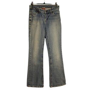 Kika boot cut, low rise, distressed Vintage '80